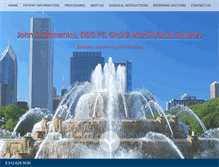 Tablet Screenshot of drjohndomanico.com